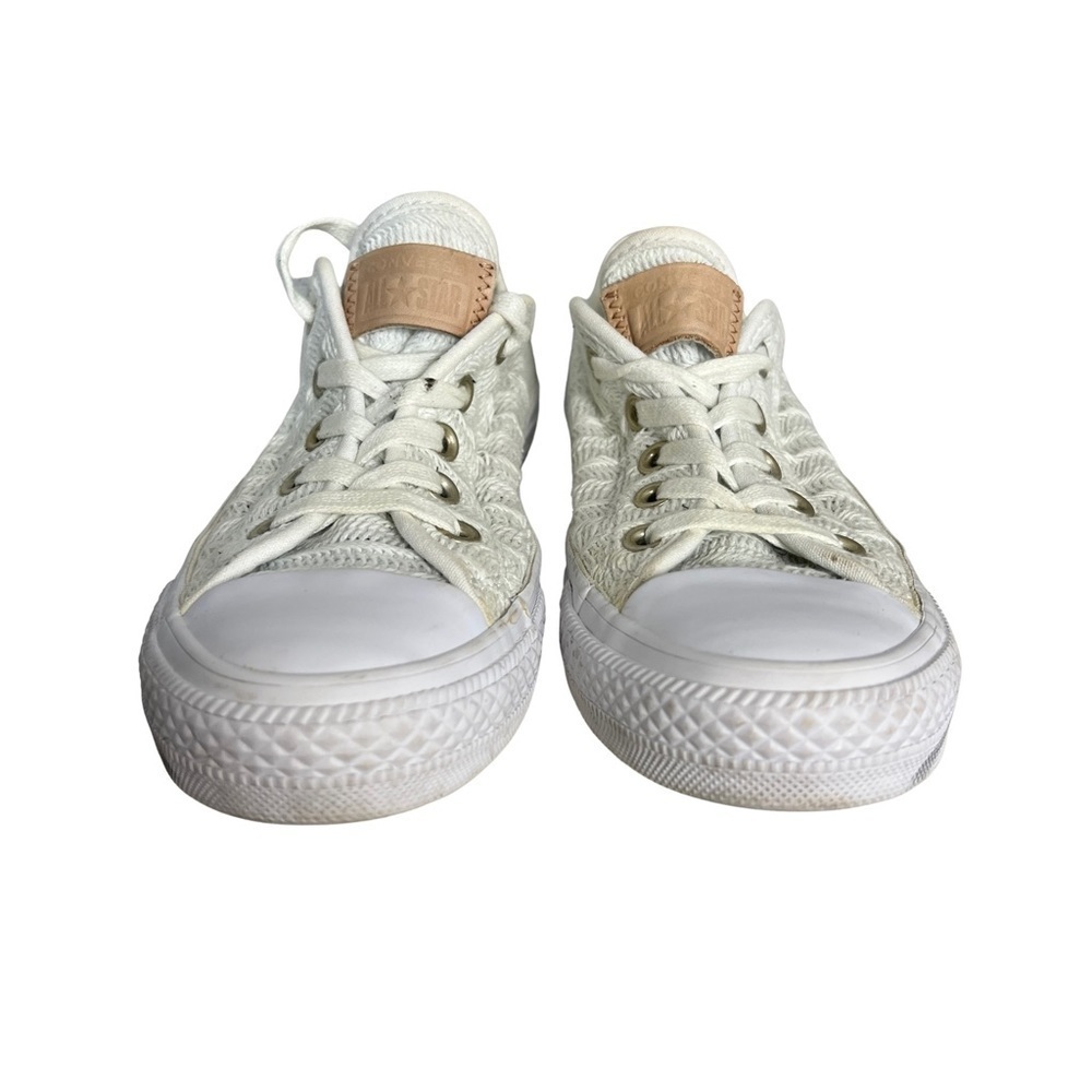 Converse Chuck Taylor All Star White Crochet Woven Low Top Sneaker